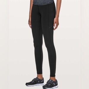 Lululemon Speed Up Leggings, Black, Size 2